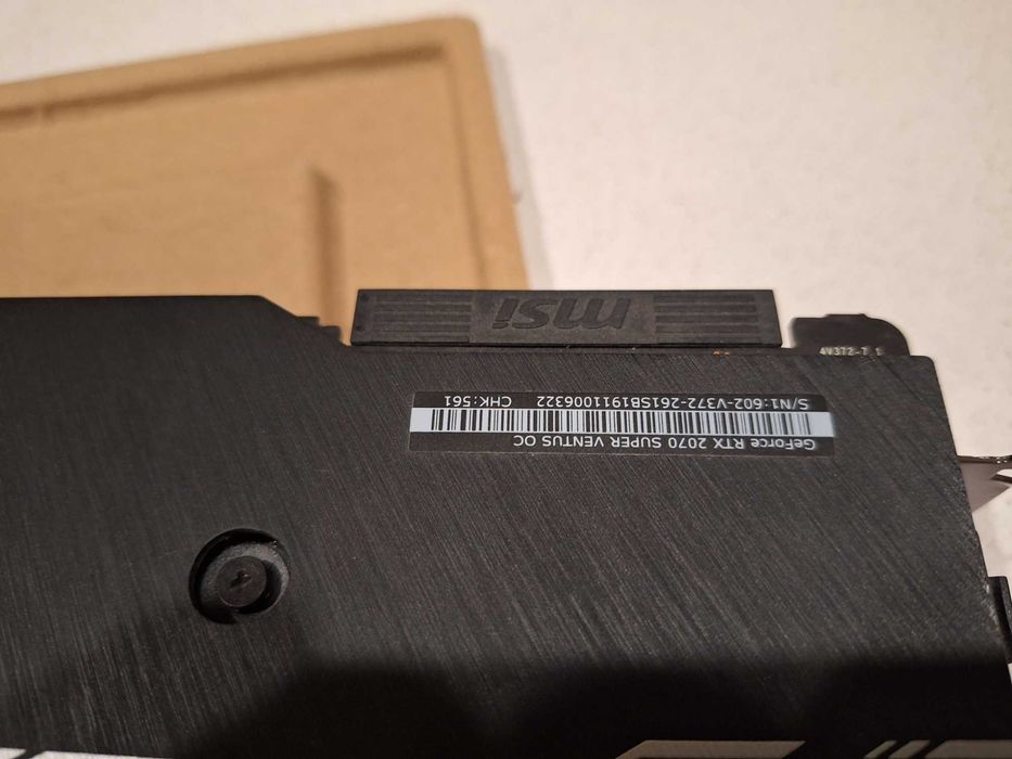 MSI GeForce RTX 2070 SUPER Ventus OC 8GB GDDR6