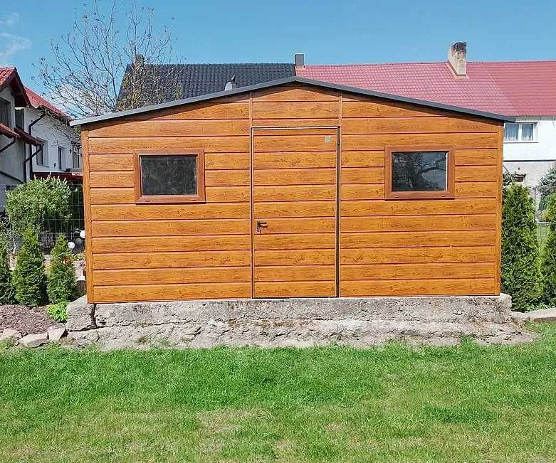 Domek blaszany 4x2 , ALTANA, schowek, wiata, garaż blaszak - ROZMIARY
