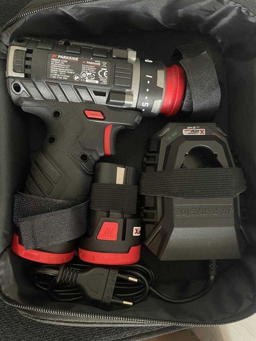 Акумуляторний дриль шурупокрут Parkside PBSPA 12 E4