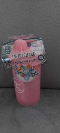 Twistshake różowy kubek niekapek nowy 8+ 300 ml