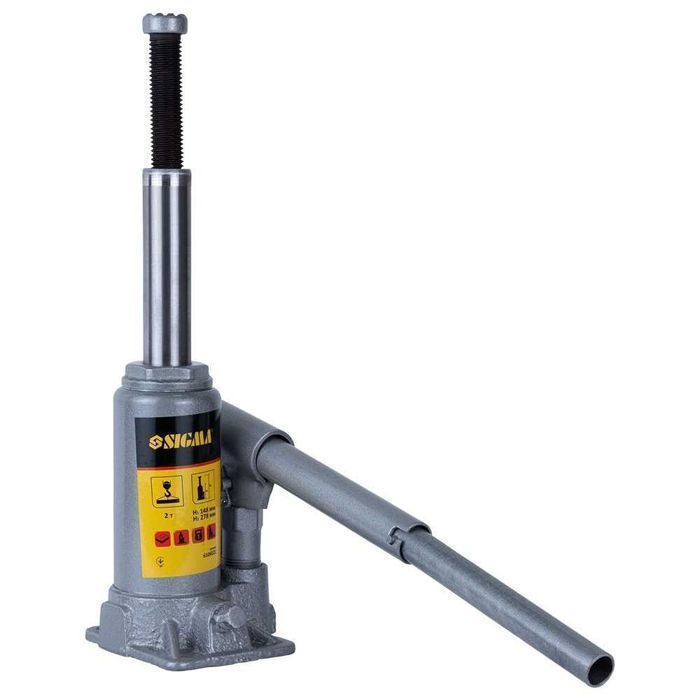 Домкрат гидравлический бутылочный 2т H 148-278мм SIGMA (6106021)