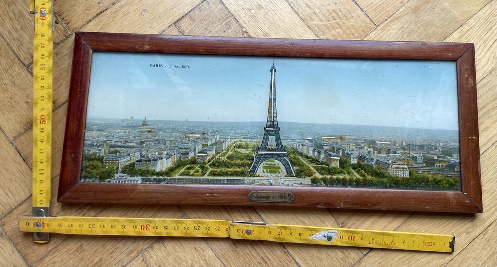 Obraz / , panorama Paryża ,