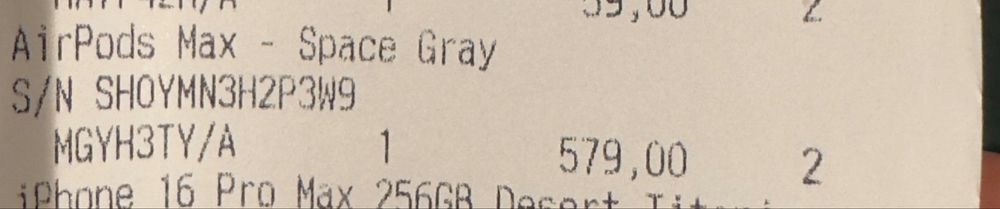 Airpods Max Space Grey