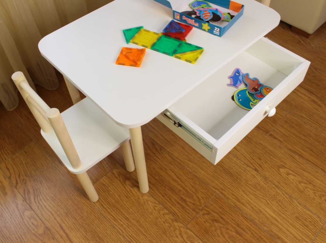 Новий столик і стільчик дерев'яний від виробника дитячий топ лдсп