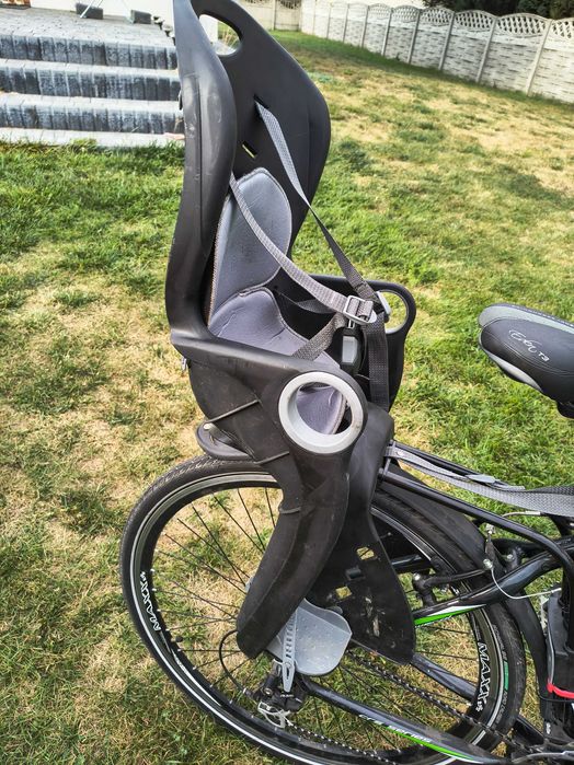 Fotelik rowerowy nie wymaga montażu na bagażniku