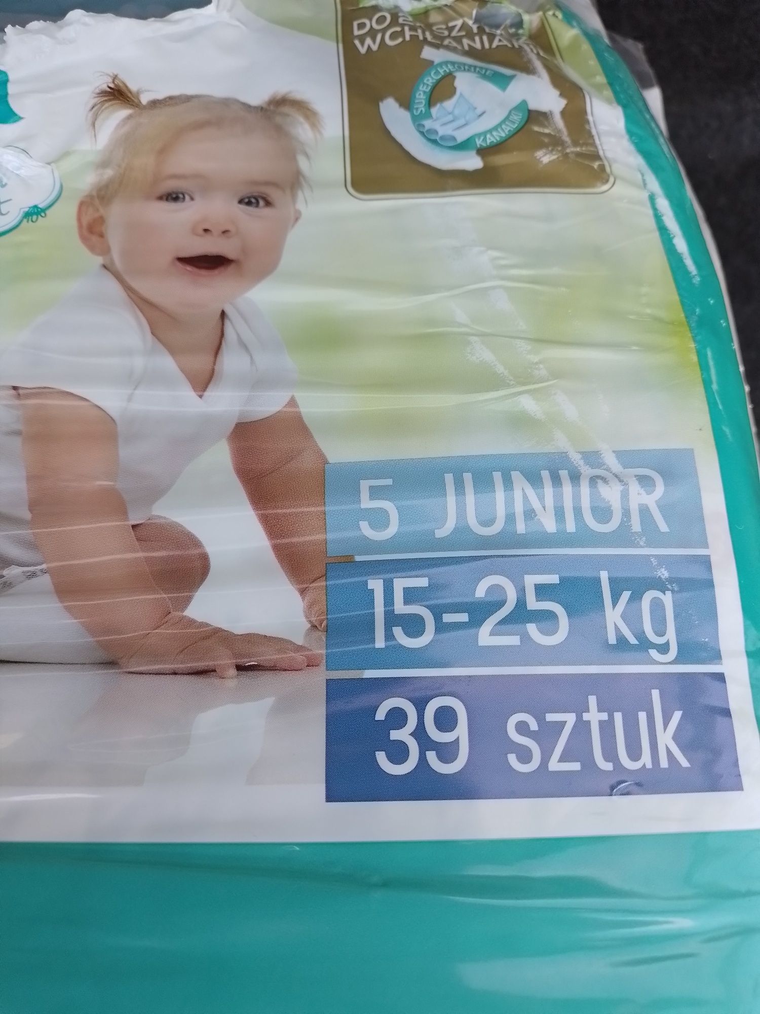 Pieluszki pieluchy data 5 junior 15 - 25 kg dwa opakowania