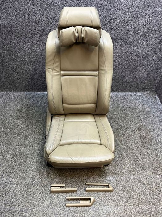 Fotel pasazera prawy przod komfort grzany pamiec Nappa Beige BMW E70 X5
