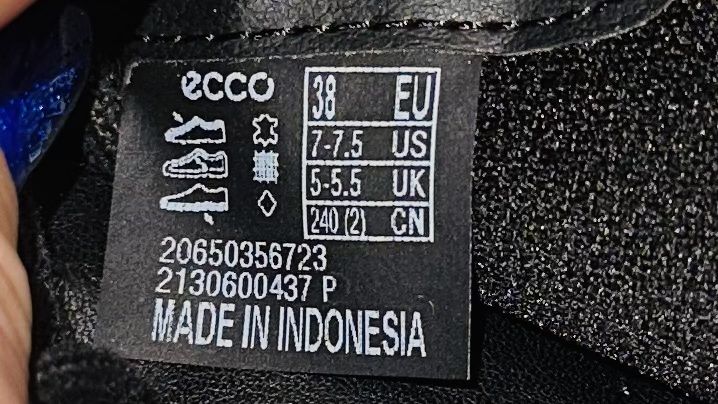 Ecco макасины в идеальном состоянии