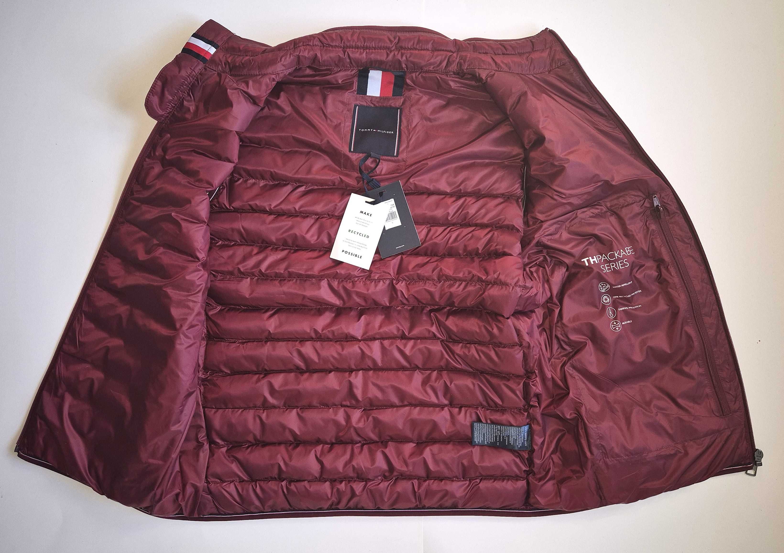 Tommy Hilfiger Regular Fit- kamizelka puchowa rozmiar S - oryginał