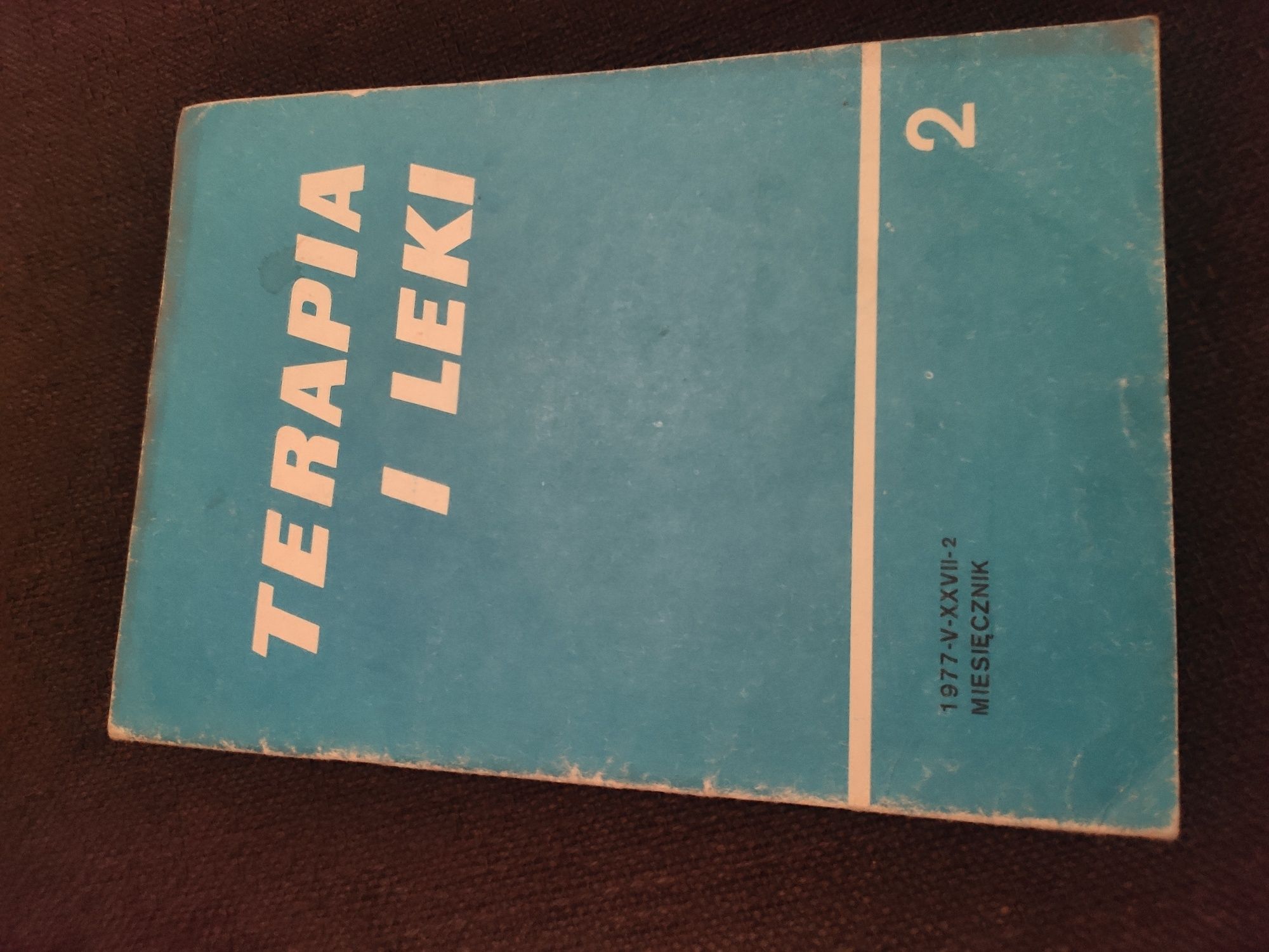 "Terapia i leki" miesięcznik medyczny z lutego 1977 r.!!Prawdziwy okaz