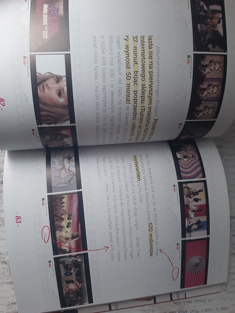 2 Plyty  z muzyka i Książka  Ariana  Grande  Głowa w chmurach o dwie