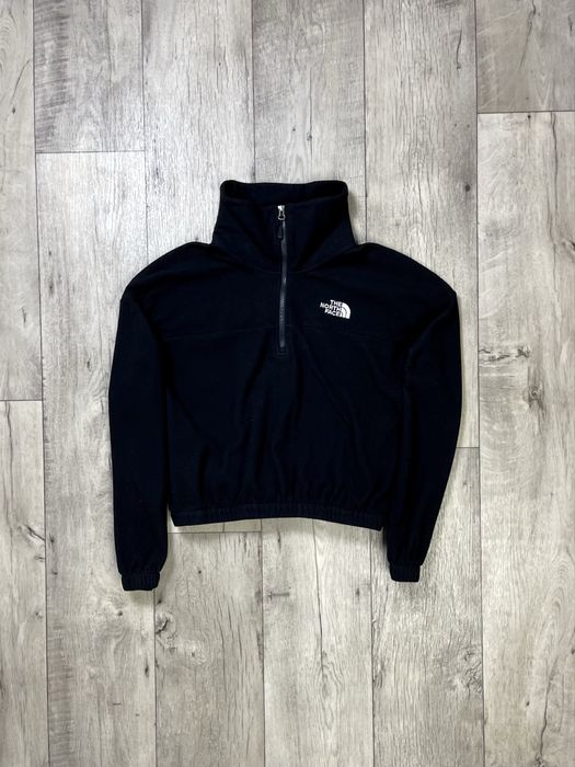 The North Face кофта толстовка L размер женская флисовая черная