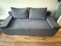 Sofa, kanapa. Niebieska. Z funkcją spania.