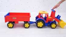 Wader Gigant Truck Трактор с прицепом и ковшом 66300