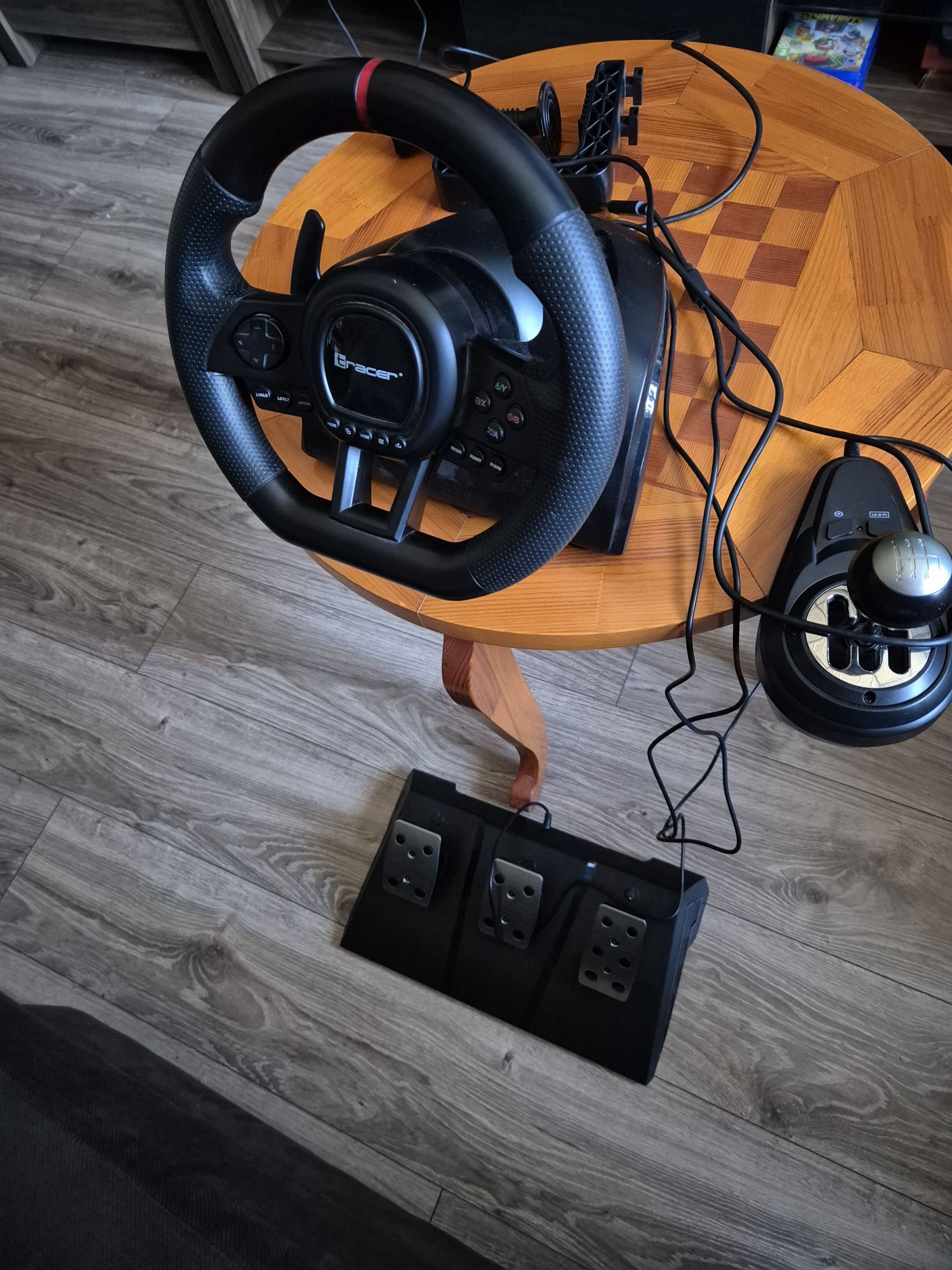 Kierownica Tracer simracer manualna gearbox 6 in 1