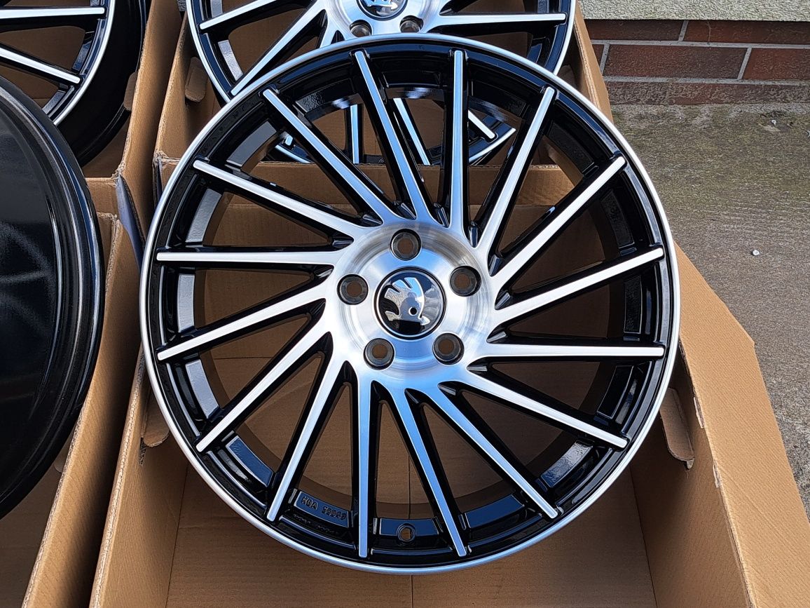 Alufelgi SKODA 18 5x112 Karoq Octavia Scout Kodiaq Yeti KT17 CNC