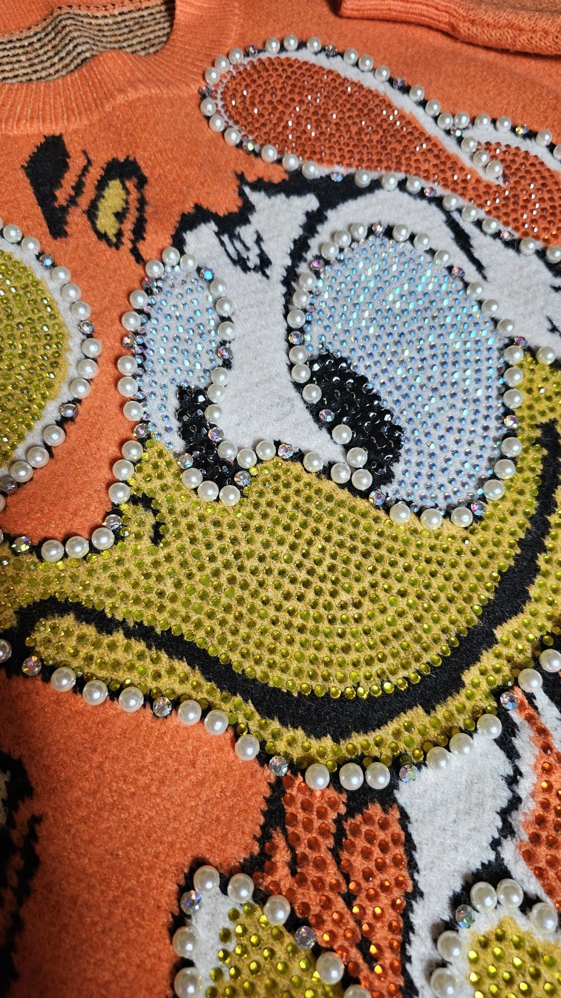 Gruby sweter kaczor