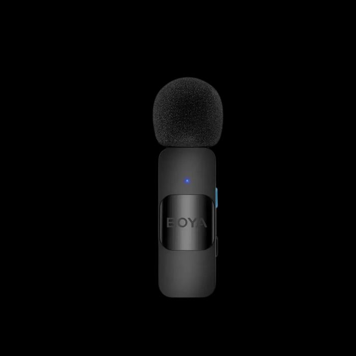 Професійний мікрофон петличний бездротовий подвійний iPhone BOYA BY-V2