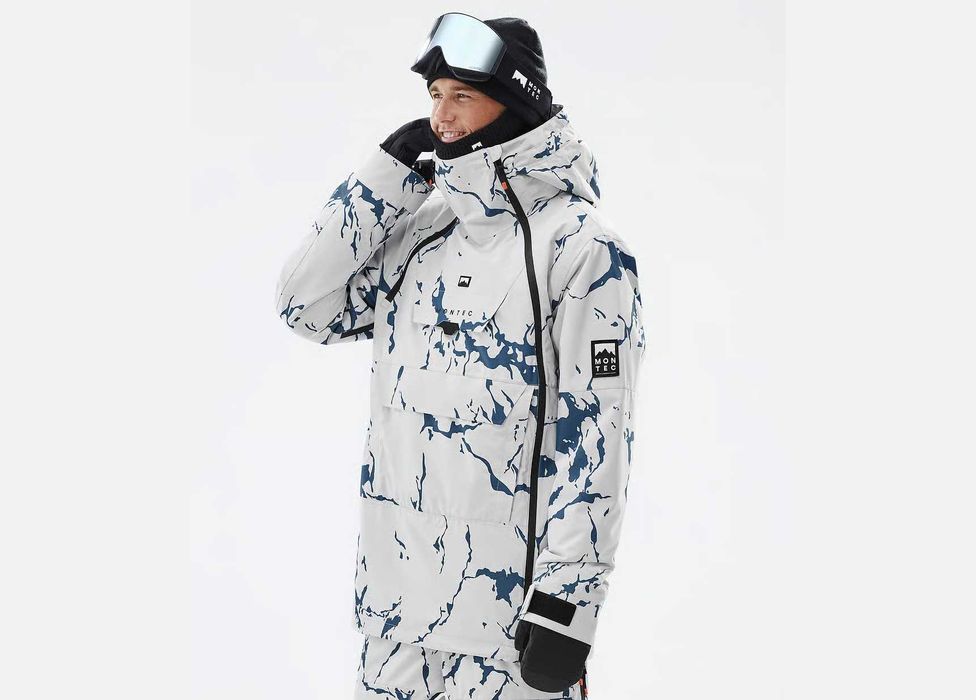 Куртка лыжная мужская Montec Doom Snowboard Jacket Men Ice / S размер