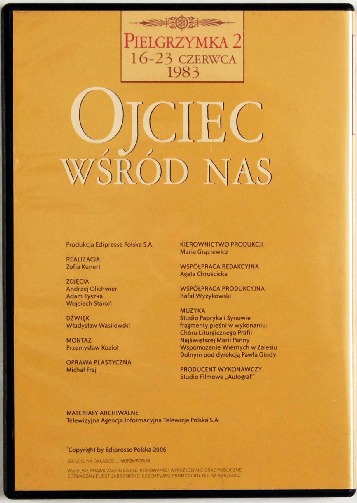 VCD Ojciec Wśród Nas - Pielgrzymka 2 s.BDB