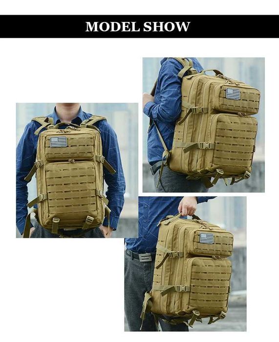 Рюкзак оливковий міський, спортивний, службовий