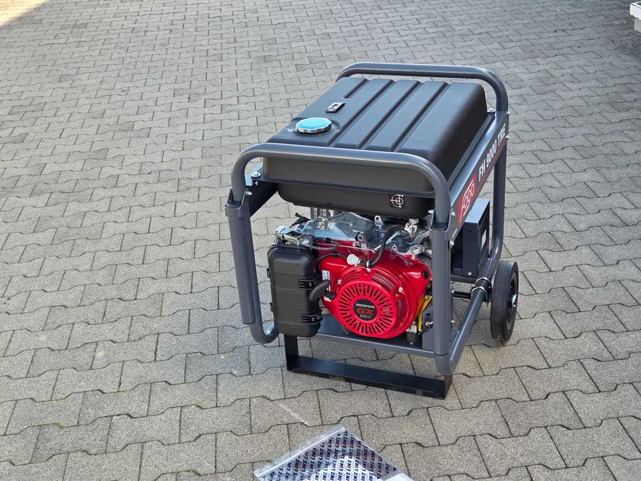 Agregat Fogo FH 9000R Honda , AVR - stabilizacja, 3 fazy, el. WÓZEK