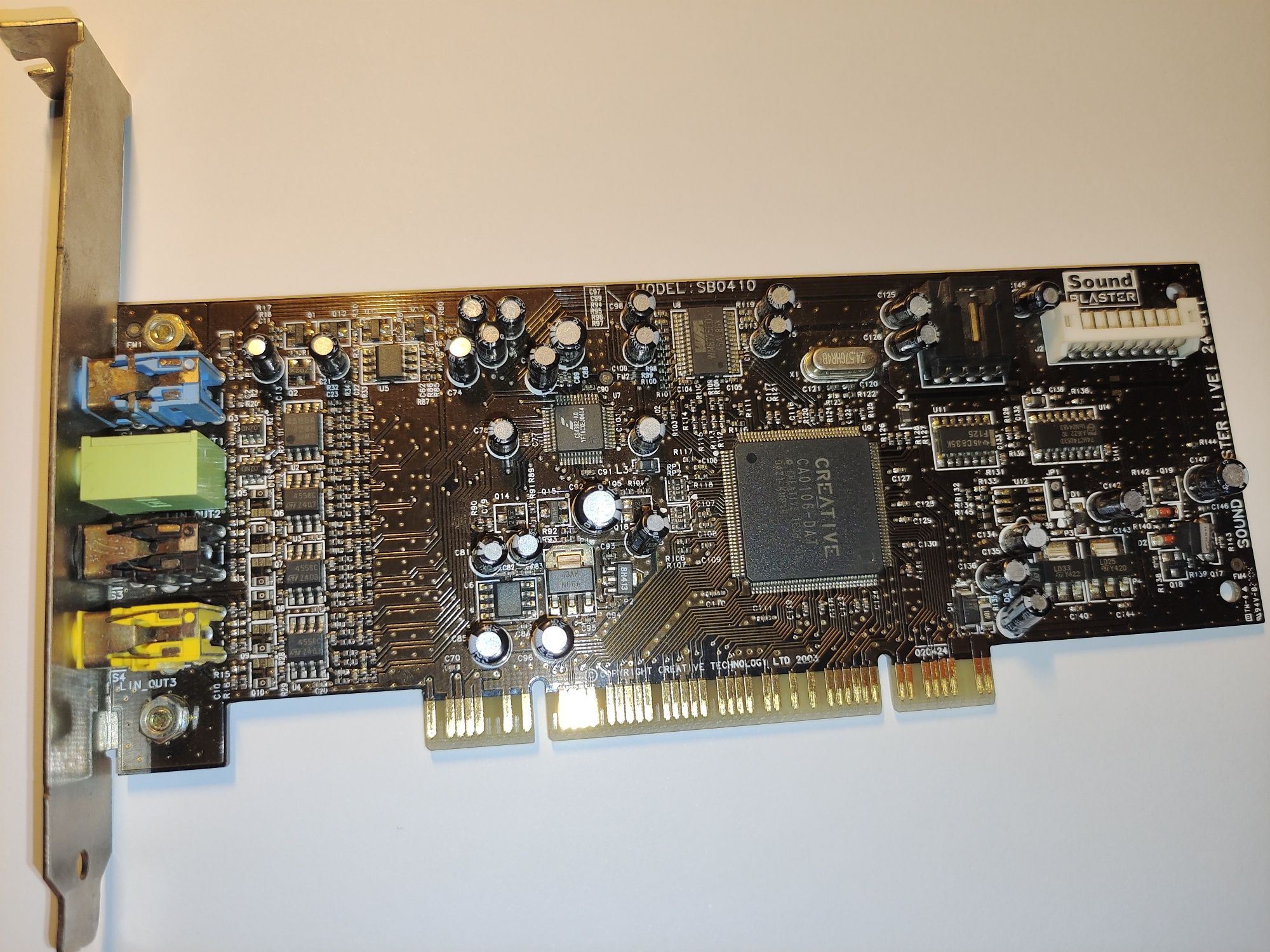 Звуковая карта PCI Creative SB Live! 24 bit (SB0410).