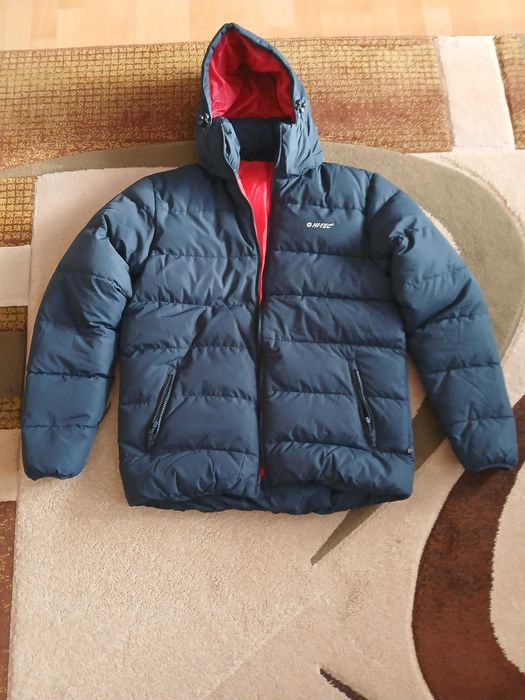 Męska Kurtka zimowa pikowana SAFI II, granatowa Rozmiar:L