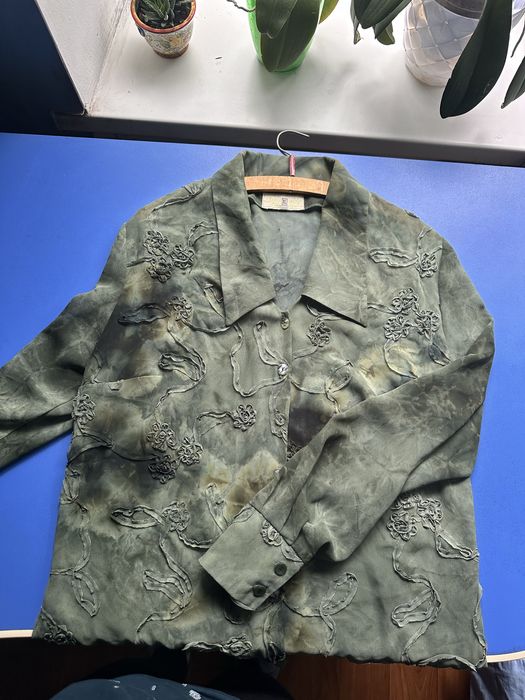 Блуза зеленого кольору