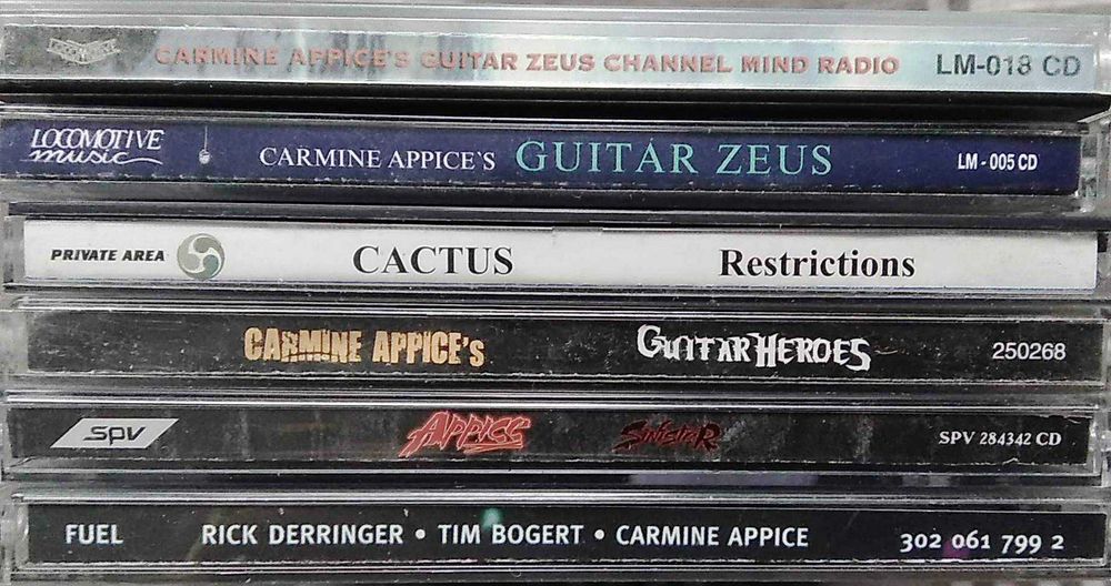 Carmine Appice , Cactus , DBA - 6 CD - Guitar Zeus , Guitar Heroes
