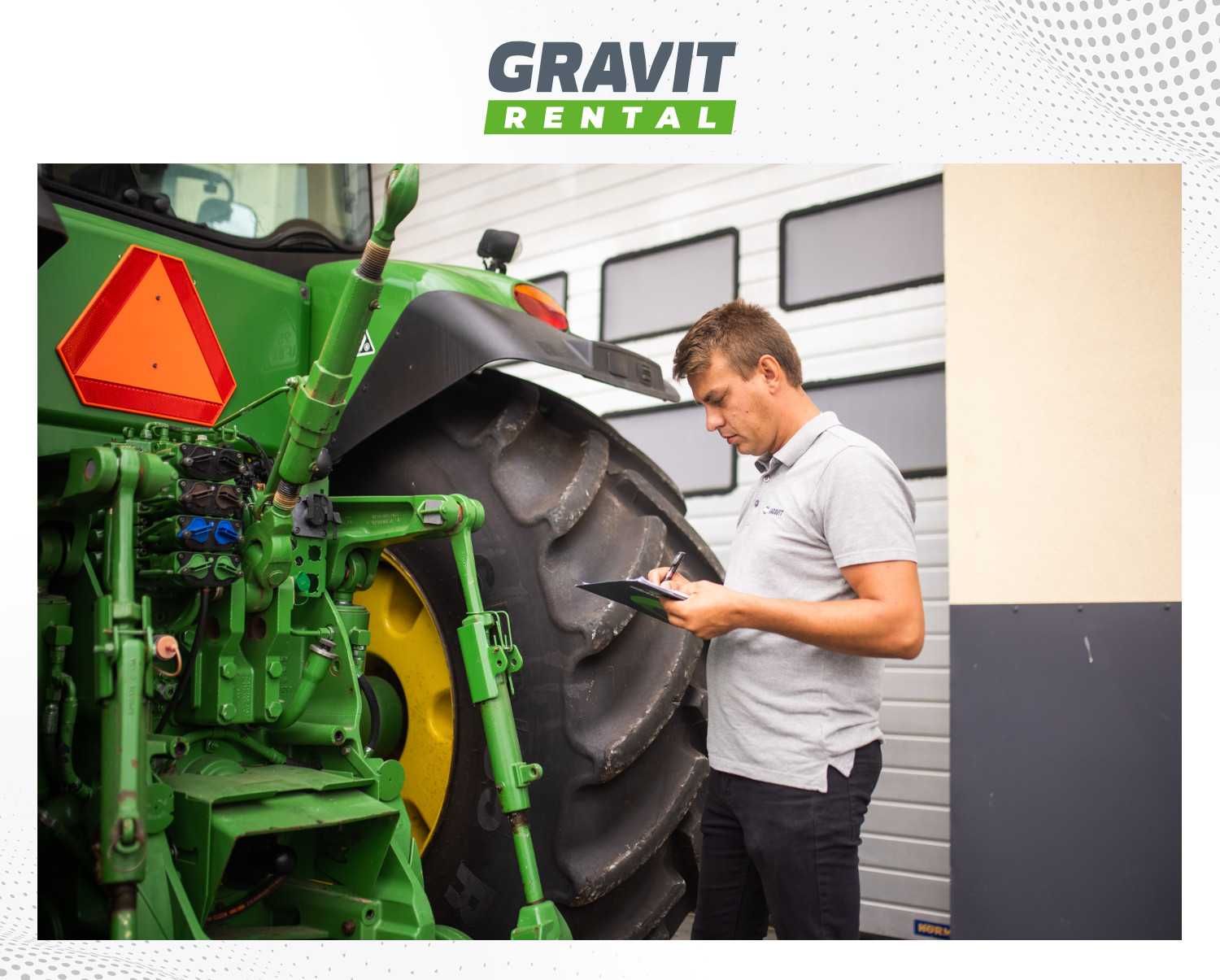 Wynajem, wypożyczenie - ciągnik, traktor JOHN DEERE 80-370 KM!