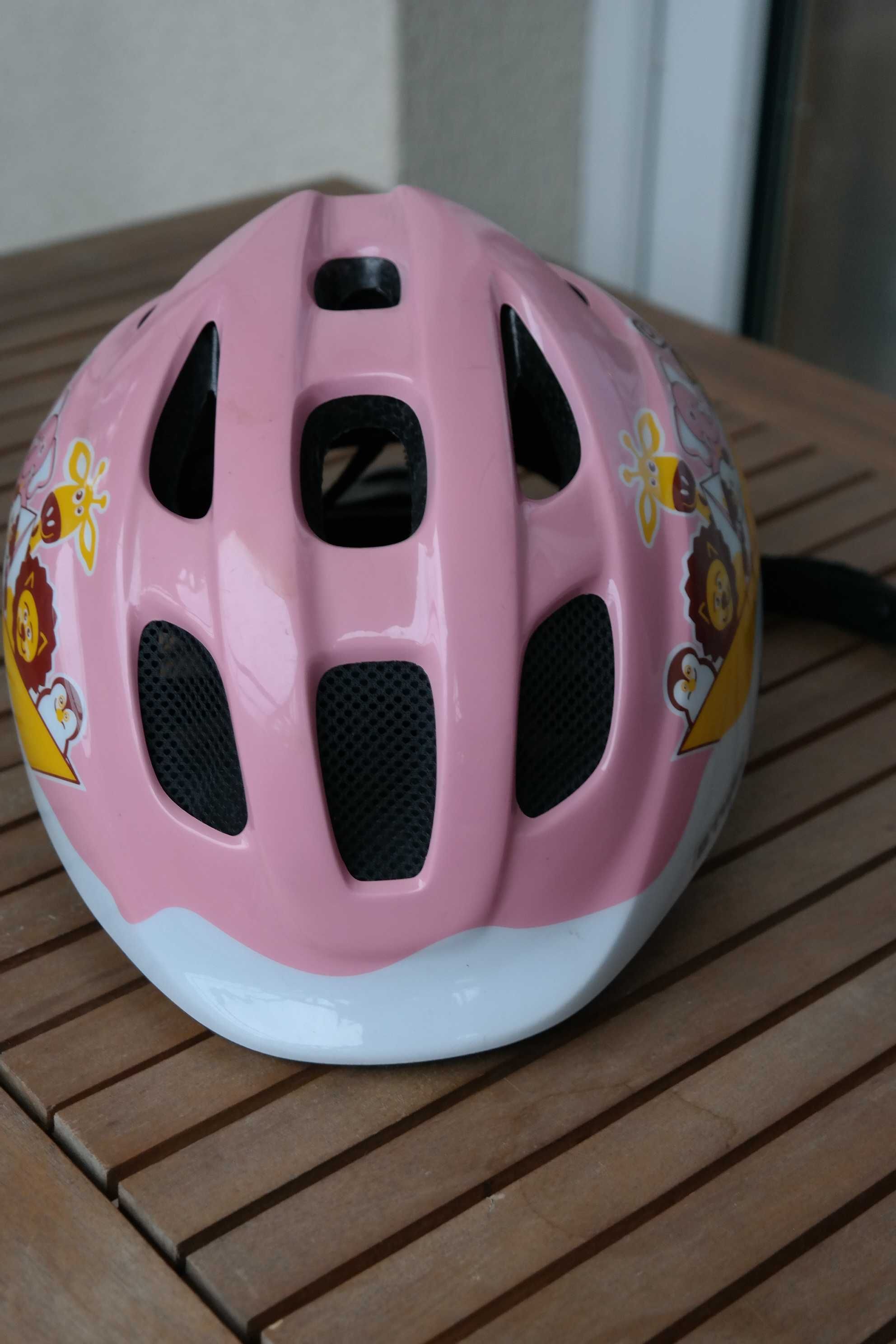 Kask dziecięcy B Twin Baby H Pink 46 - 53cm dziewczęcy 3 - 6 lat W-wa