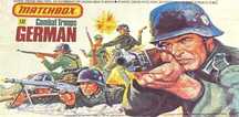 Modelismo , figuras German Infantry, Matchbox, escala 1:32