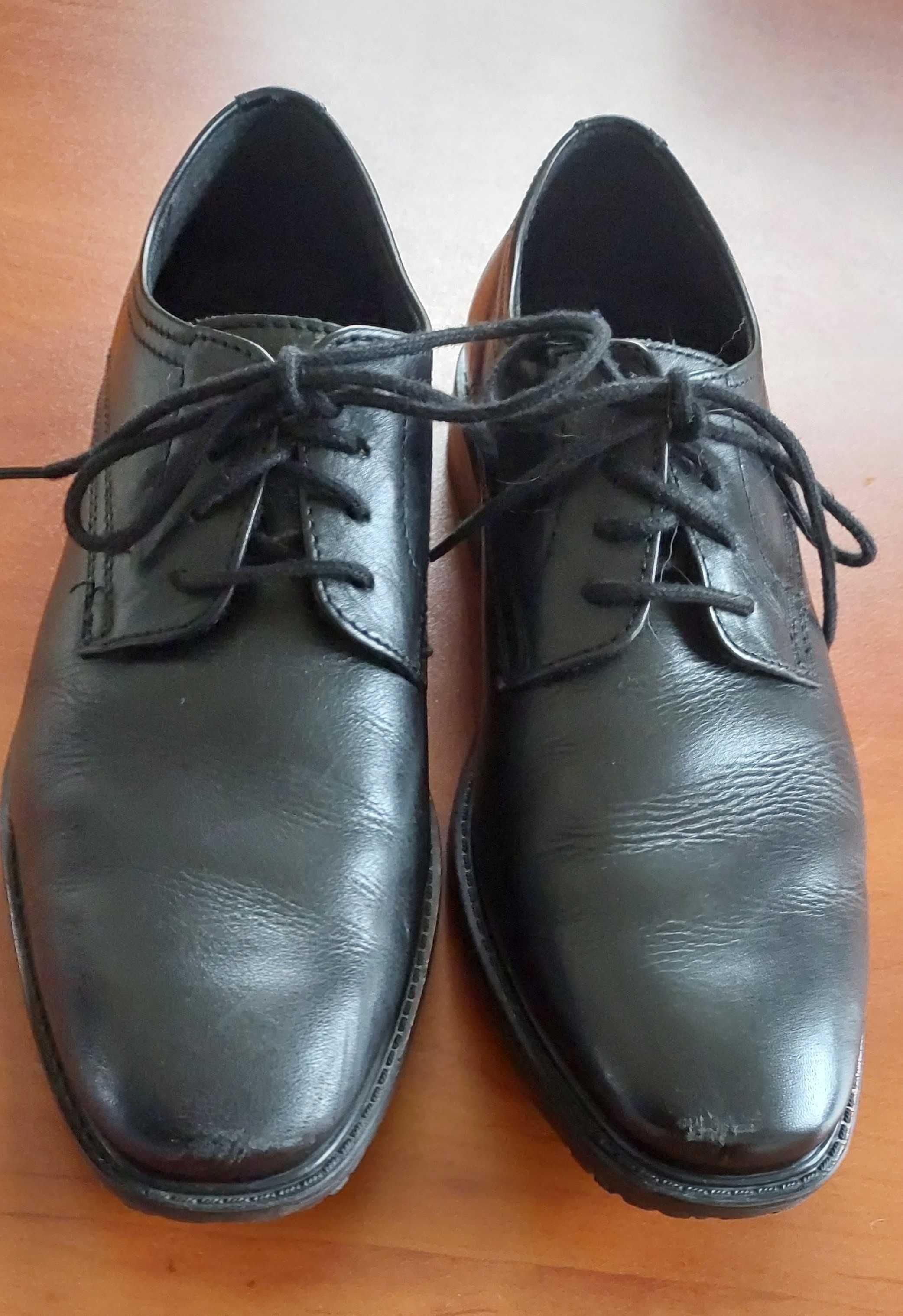 czarne eleganckie buty r.36