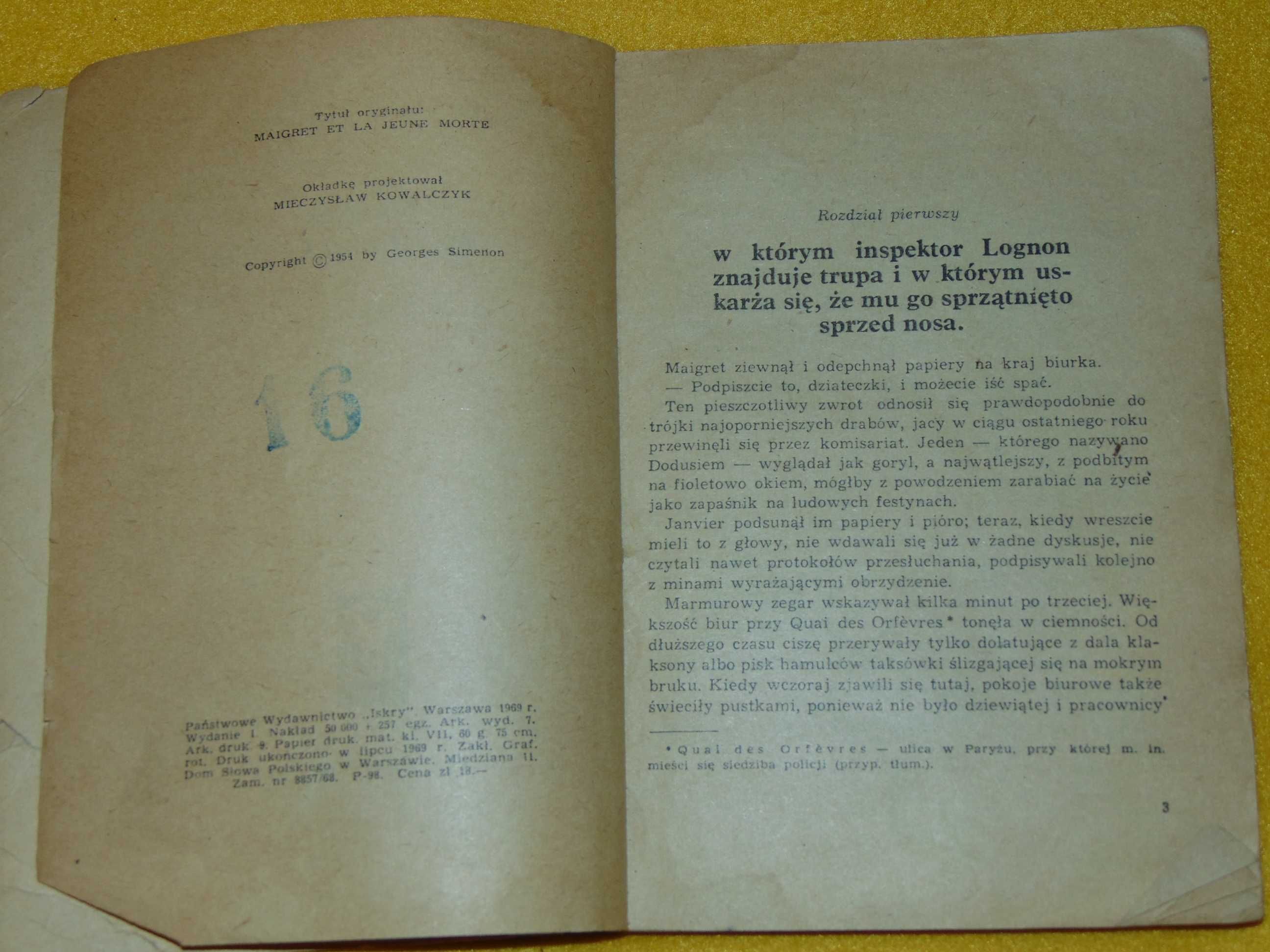 Maigret i trup młodej kobiety - Georges Simenon