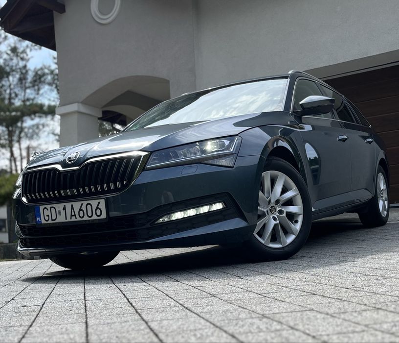 Skoda SuperB 2021-grudzień  faktura vat krajowy 2.0 TFSI 190K DSG