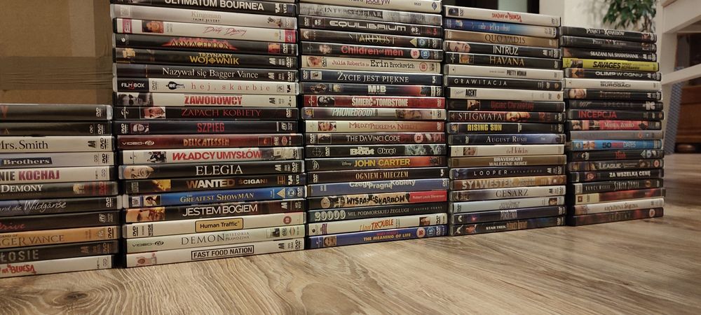 Duży zestaw filmów DVD lektor napisy
