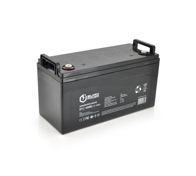 Аккумулятор Europower agm ep12-100m8 12v 100ah для ибп батарея Бельгия