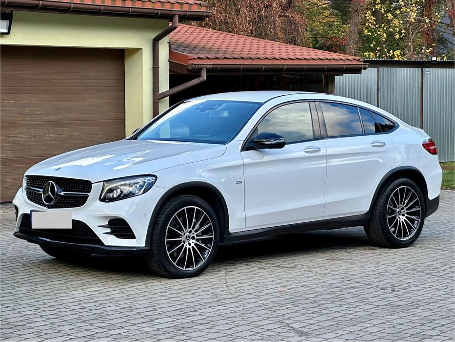 Mercedes-Benz GLC Coupe AMG Salon PL Bezszkodowy Pneumatyka Burmester Distronic Wzorowy