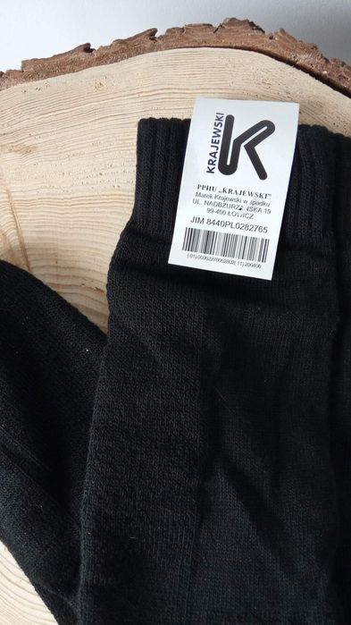 Czarne wojskowe skarpety 42/43