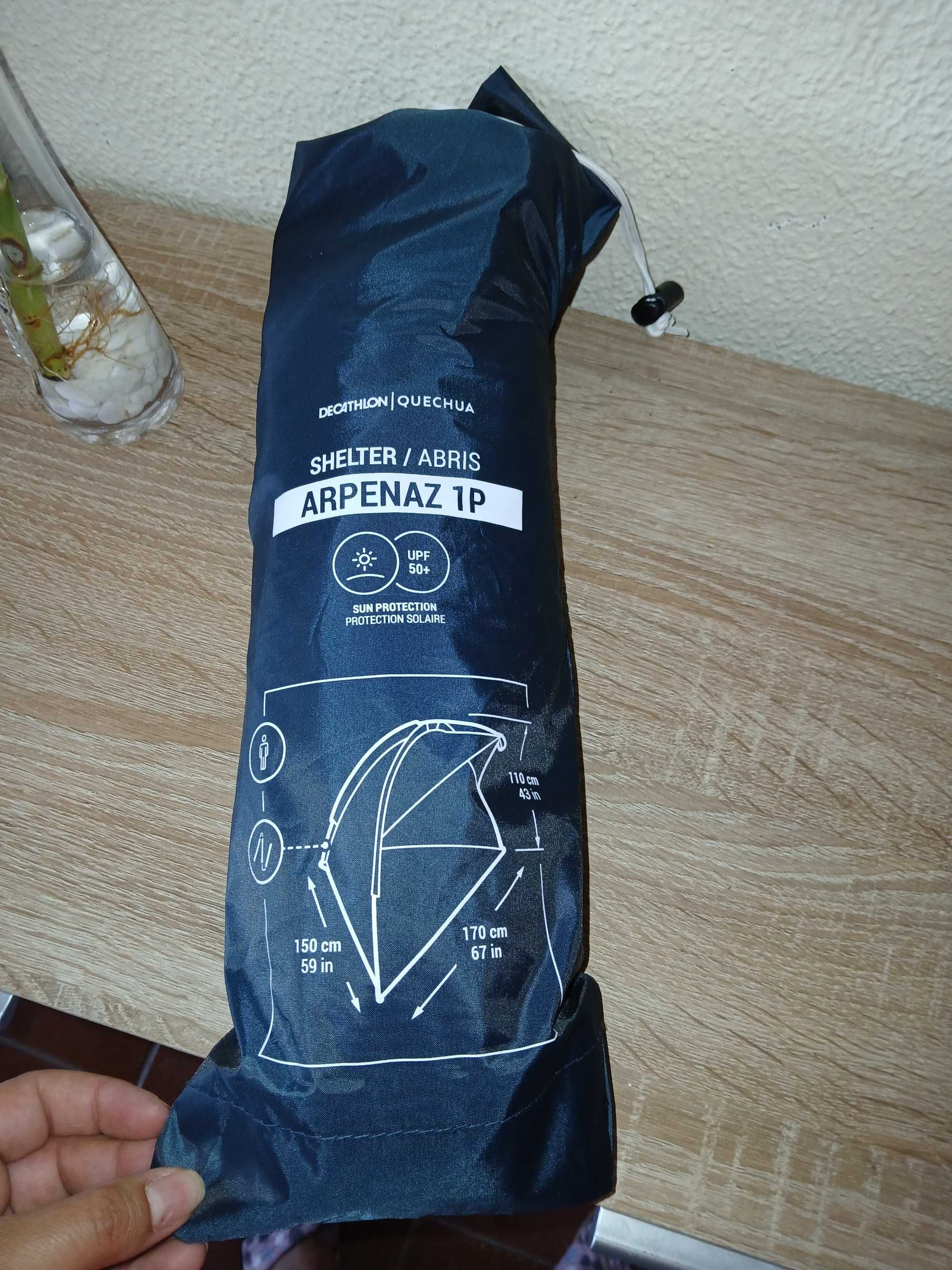 Tenda abrigo praia
