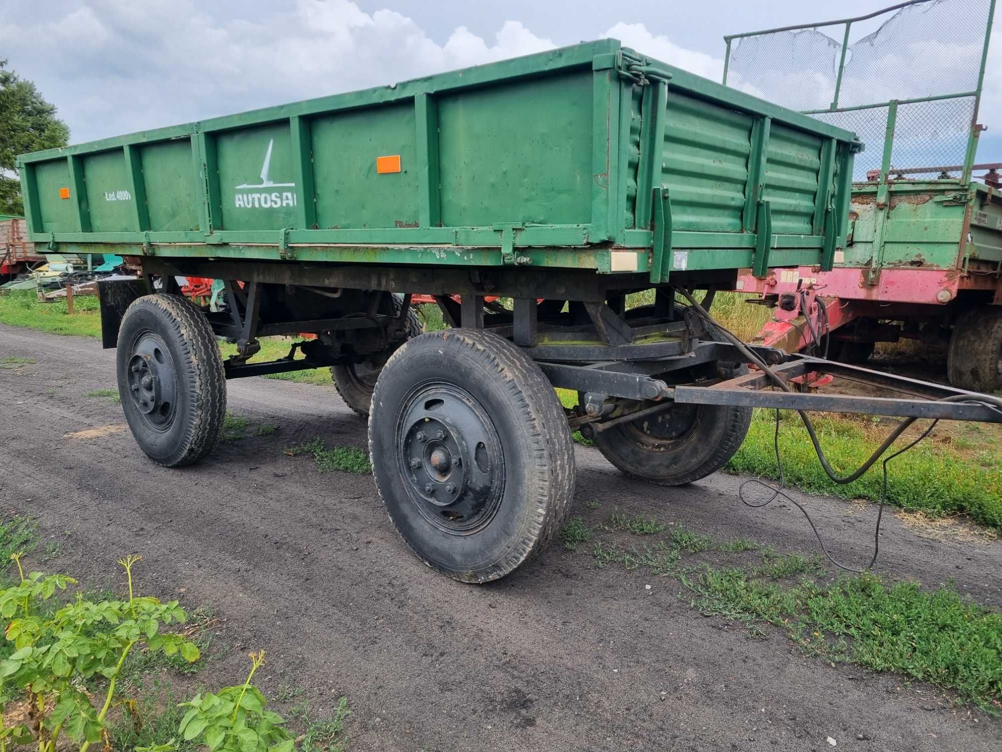 Przyczepa wywrotka autosan 3,5 tony D36 ZAREJESTROWANA (D35 D44 D45)