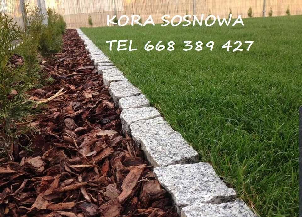 Kora sosnowa, ogrodowa, luzem, luz z dostawą, super jakości od 1 m3