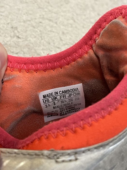 Футзалки сороконіжки кроссовки Adidas Messi 35р