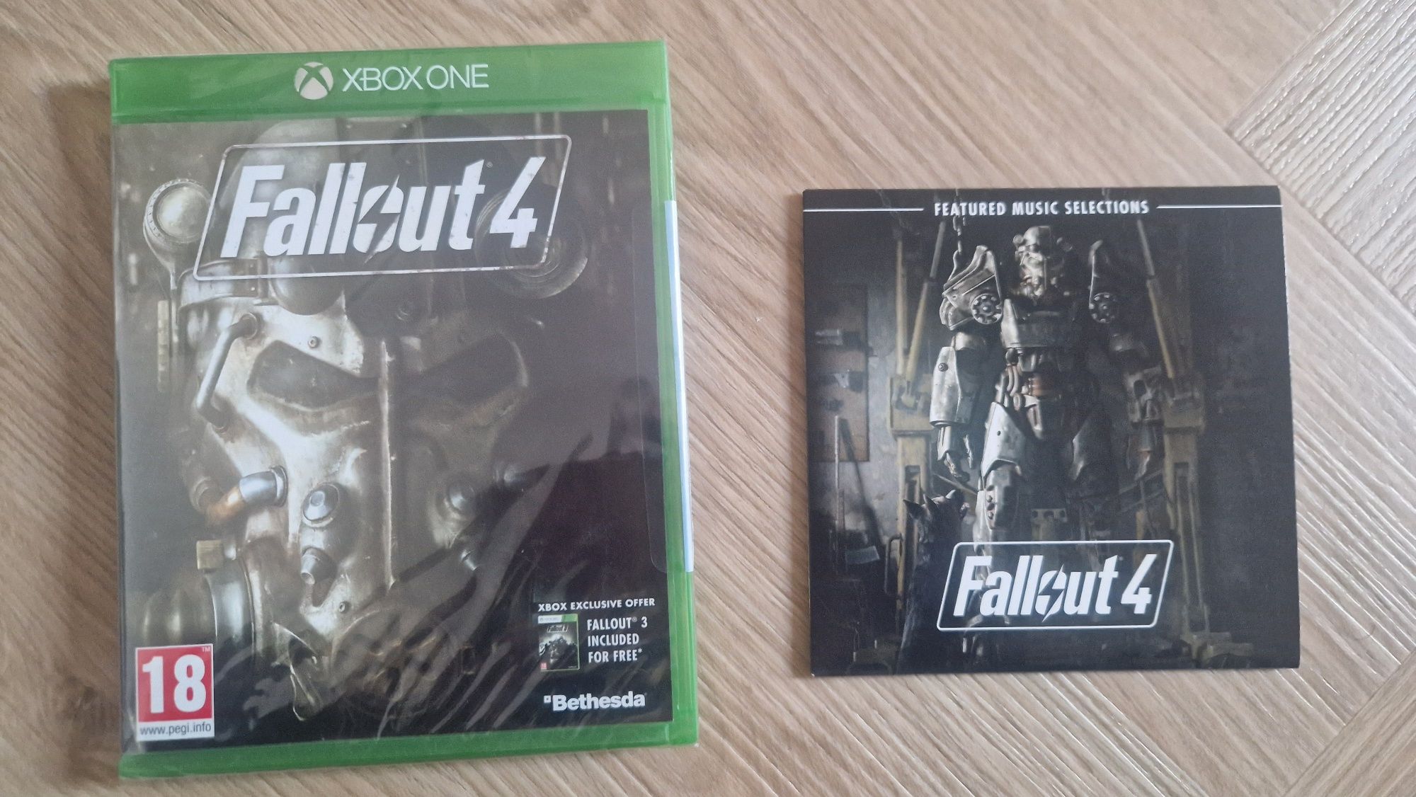 Fallout 4 + Ścieżka dźwiękowa. NOWA folia xbox one