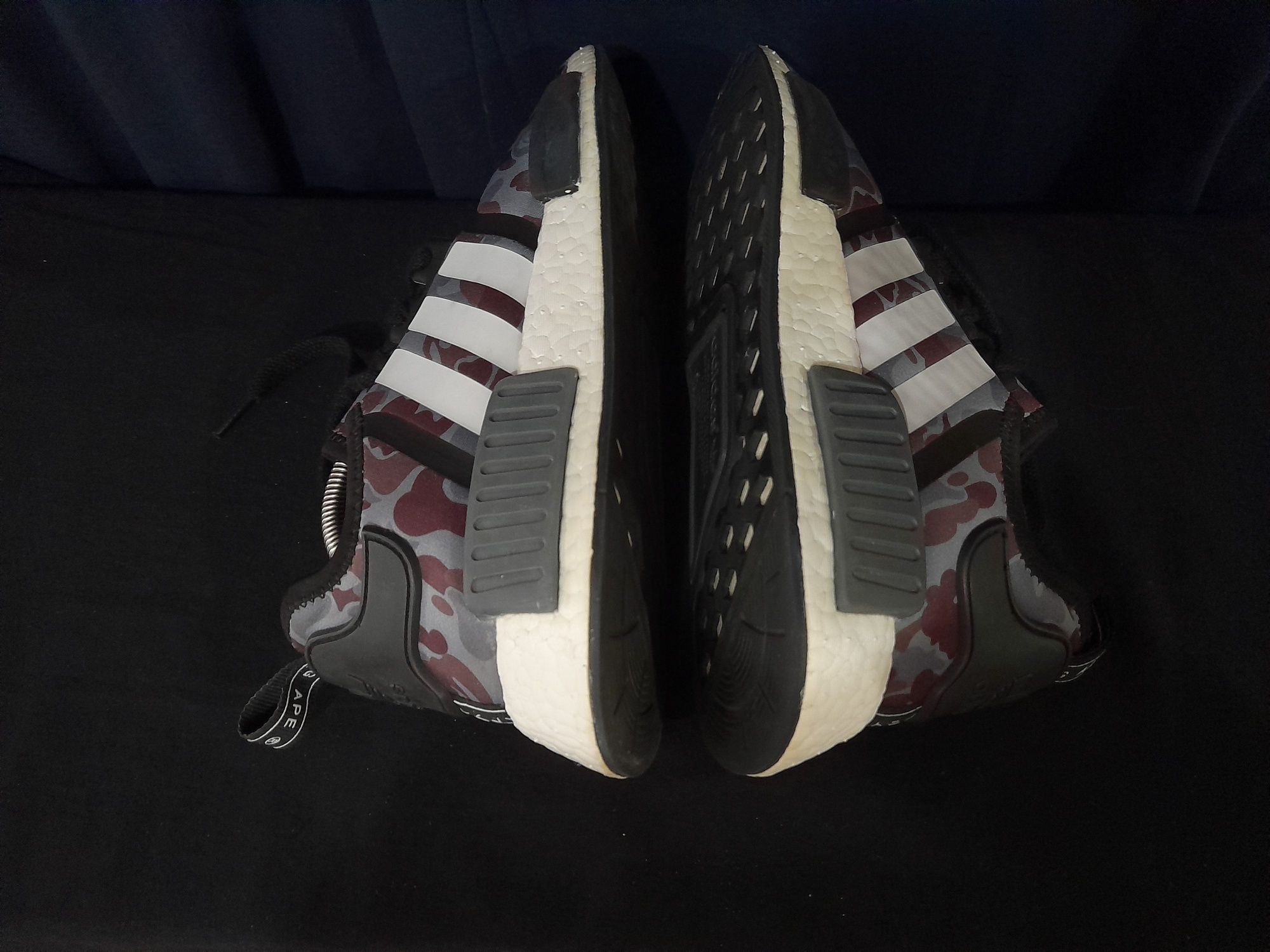 Оригинальные мужские кроссовки Bape×Adidas NMD 1, 40,5( 25,5 )