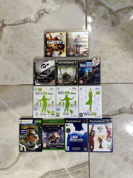 Диски Playstation 3 Xbox 360 Kinect Nintendo Wii PS3 PS2