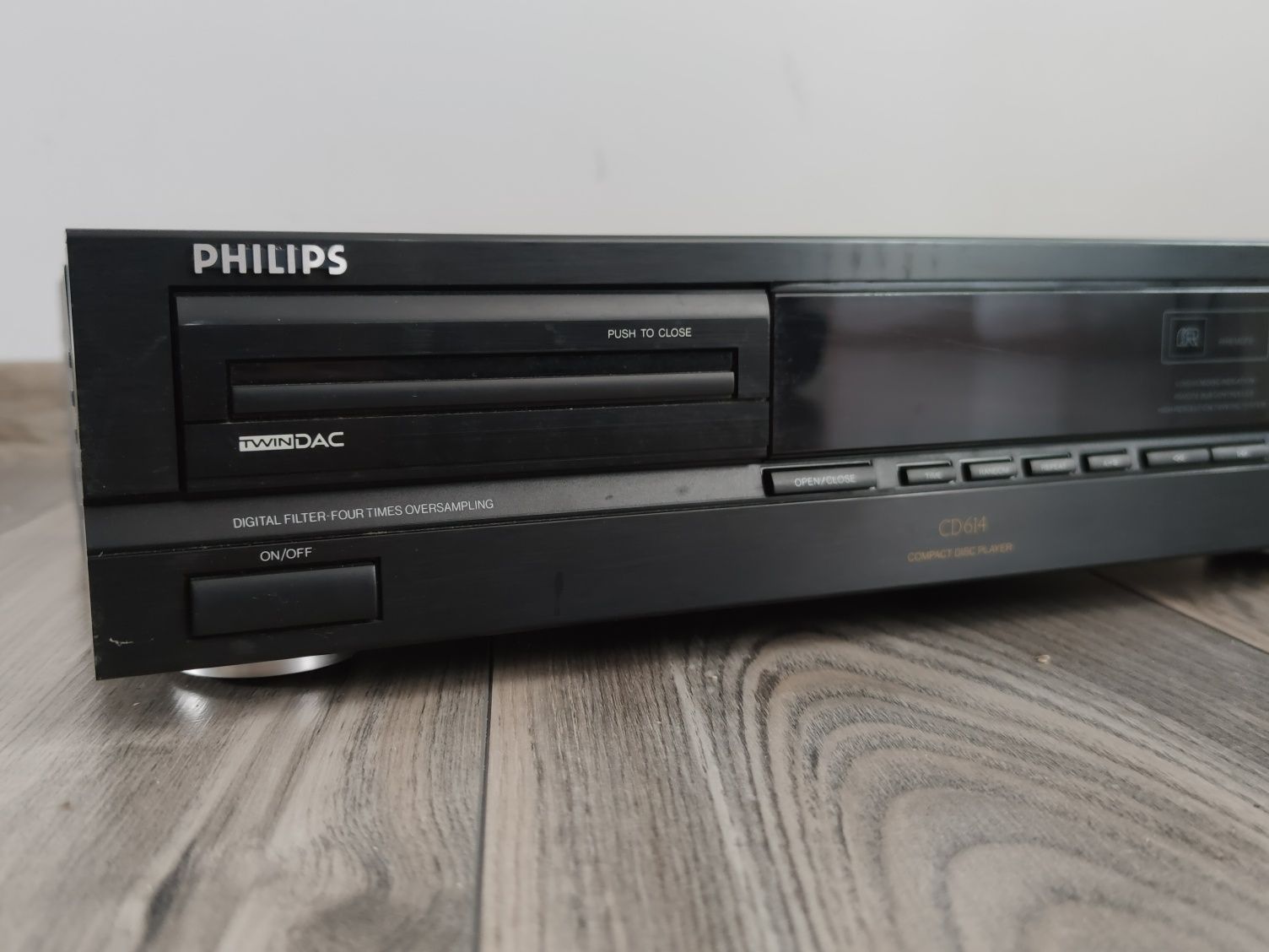 Philips CD614 niesamowity odtwarzacz CD vintage tda+ chinch Japan