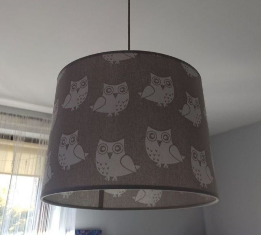 Lampa sufitowa szara jak nowa