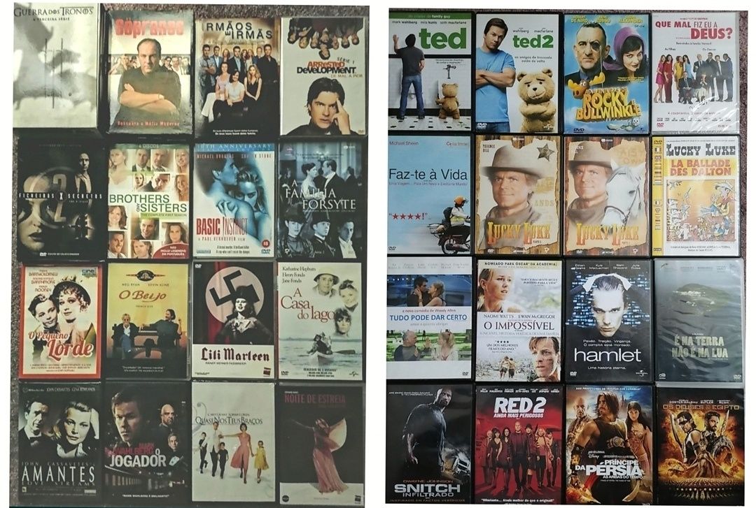 Lote de 253 DVD's Originais 
(LOTE 31)